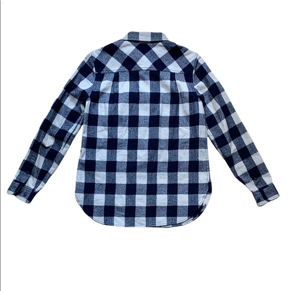 J. Crew Buffalo Plaid 1/2 Zip Shacket - Picture 3 of 7